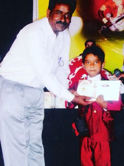A proud moment for me, receiving a state-level magic award at the age of eight. This early recognition fueled my passion and dedication to mastering the art of illusion.
