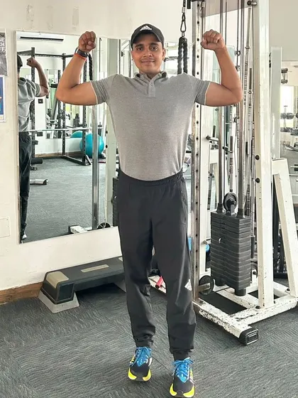 Showing the arm muscles worked by the exercises.