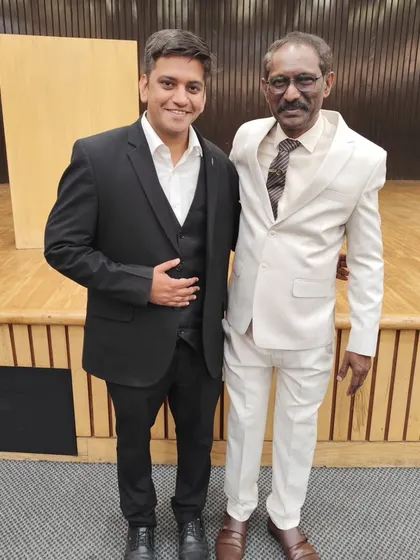 Sharing a moment with Justice C.T. Ravi Kumar, whose lessons of humility I will always cherish.