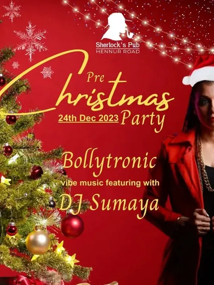 For my Pre-Christmas party, I brought in the sensational DJ Sumaya. She's known for her electrifying Bollytronic beats that get everyone in the festive spirit.