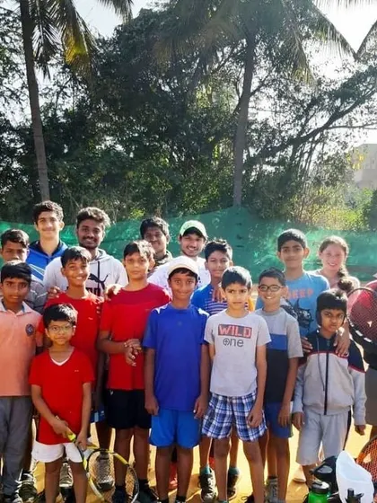 Welcome to the team. This is our group of dedicated junior players who train, compete, and push each other to get better every single day on our clay courts.