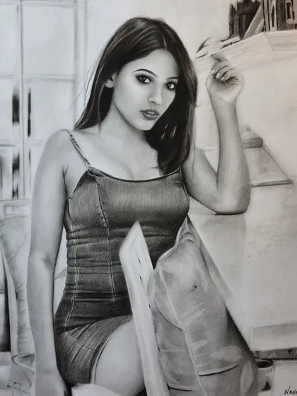 The final unframed portrait.