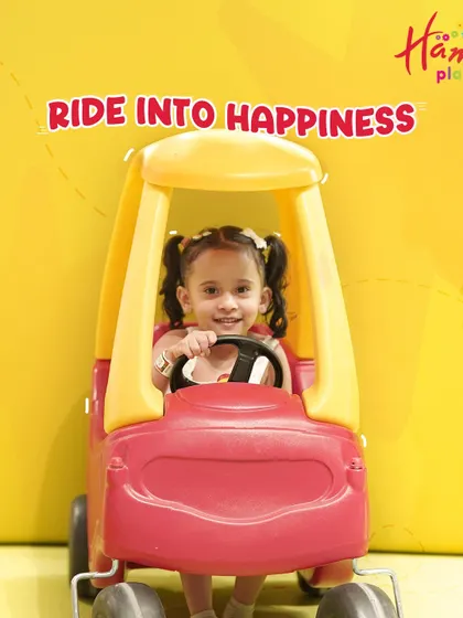 Ride into happiness! These little cars are a huge hit, letting toddlers feel a sense of independence and joy as they cruise around the play area.