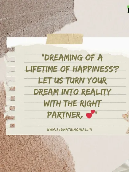 Dreaming of a lifetime of happiness? I can help turn that dream into a reality by connecting you with the right partner.