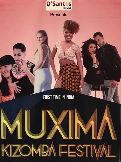 A poster for the Muxima Kizomba Festival, hosted for the first time in India at my campus. I am a proud venue for international dance festivals, bringing global culture to Delhi.