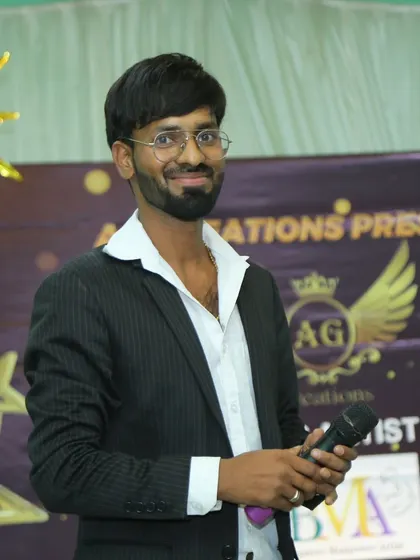 Our founder at the National Iconic Artist Awards, where we were recognized for our service.