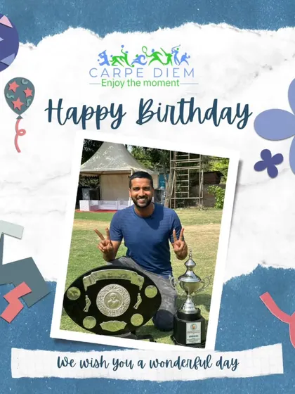 Happy Birthday to our mentor, motivator, and the foundation of our cricket family, Shivam Sharma. He never stops believing in us.
