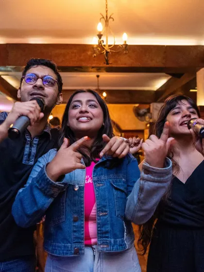 A great karaoke night is all about participation and fun. I love getting on the mic with guests and making sure everyone feels like a star for their song.