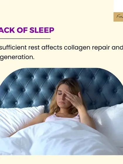 Your skin repairs and regenerates itself while you sleep. A lack of sufficient rest disrupts this vital process, affecting collagen repair and leading to a weaker skin barrier. Prioritizing 7 to 8 hours of quality sleep is essential for healthy, youthful skin.