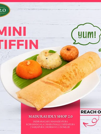 A mini feast that packs a punch. Our mini tiffin is perfect for those who want to enjoy a little bit of everything, from savory to sweet.