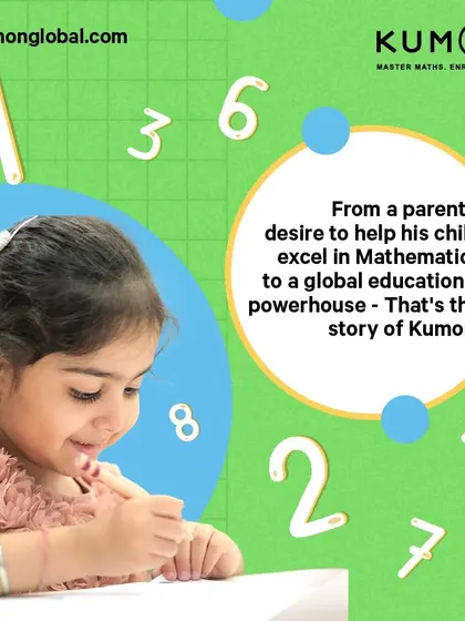 The Kumon method started from a parent's simple desire to help his own child excel in math. That personal, caring approach is still at the heart of what we do today.