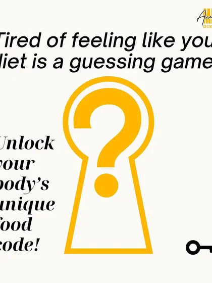 Tired of your diet being a guessing game? It's time to unlock your body's unique food code with precision nutrition.
