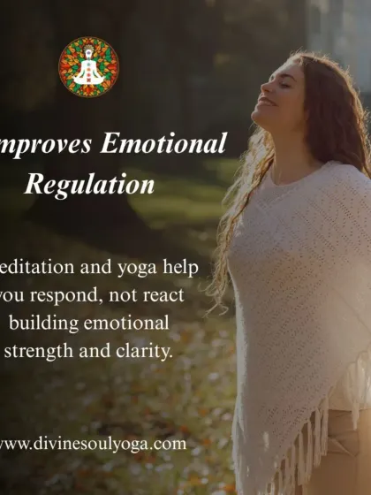 We teach you to respond, not react. Meditation and yoga help you build emotional strength and clarity, improving your ability to regulate your emotions in daily life.