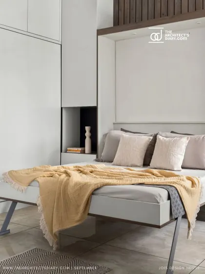 The Murphy bed from the 'Nordic Grey Apartment' featured in The Architect's Diary.