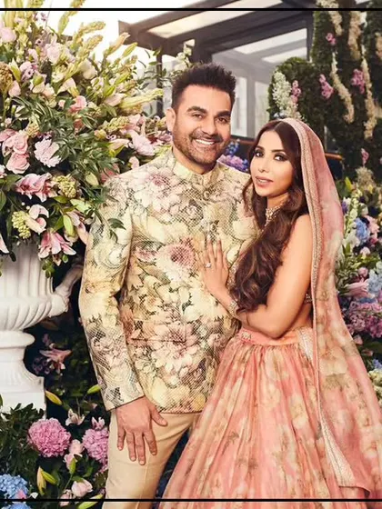 We were honored to be a part of Arbaaz Khan's wedding celebration. This photo of the beautiful couple showcases the high-profile, celebrity events we are trusted to serve.