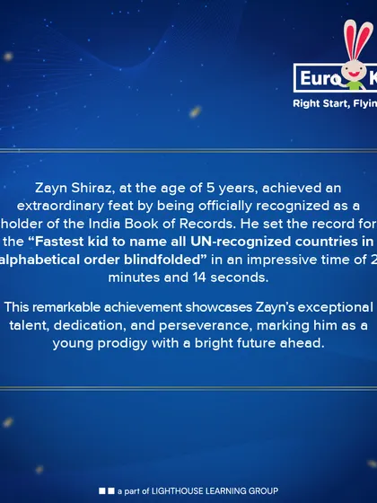 Zayn's remarkable achievement showcases his exceptional talent, dedication, and perseverance. I am proud to nurture such young prodigies with bright futures ahead.