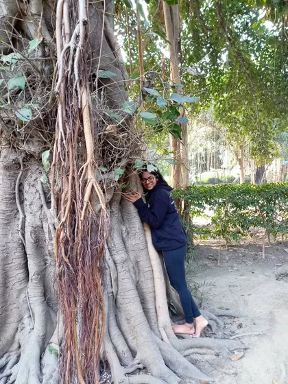 Raise your hand if you love hugging trees. I feel so much grounding energy and gratitude when I connect with these ancient beings.