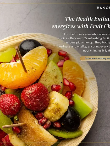 For the fitness guru, our refreshing Fruit Chaat is the ideal pick-me-up. We ensure every bite is as nourishing as it is delicious, with options for every health-conscious guest.