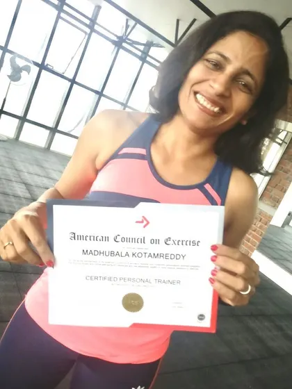 Here is a bright star from the R8 family, Madhubala. We are so happy to welcome her to the ACE family as a newly Certified Personal Trainer.