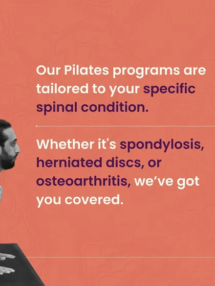 Our Pilates programs are tailored to your specific spinal condition. Whether you are dealing with spondylosis, herniated discs, or osteoarthritis, we have the expertise to guide you safely.