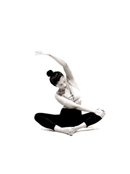 This pose captures the feeling of Pilates for me: a moment of quiet strength, grace, and alignment. It's about finding that connection between mind and body, stretching and strengthening in equal measure.
