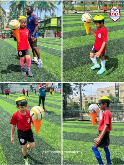 More fun from our Community Fest, with our little champs fully engaged in creative and playful football activities.