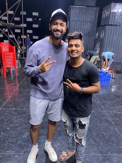 A very happy birthday moment with the one and only Vicky Kaushal. It's a pleasure to meet and work with such humble and talented stars.