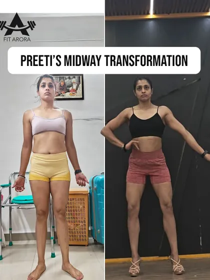 Real progress isn't always a straight line. My client Preeti faced a hectic schedule and had to travel constantly during her prep. We focused on consistency over perfection, and the results speak for themselves. This is proof that you can achieve your goals even when life gets in the way.