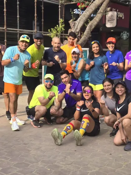 The full tribe, all smiles and energy, ready to own the sweaty summer miles. This is GRR, where endurance meets mindset.