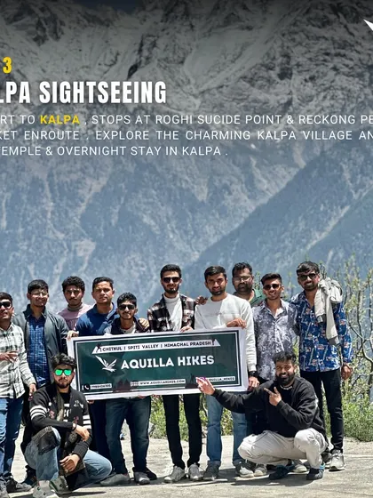 Day 3 involves sightseeing in Kalpa. We visit Roghi suicide point and the Reckong Peo market before an overnight stay in the charming Kalpa village.