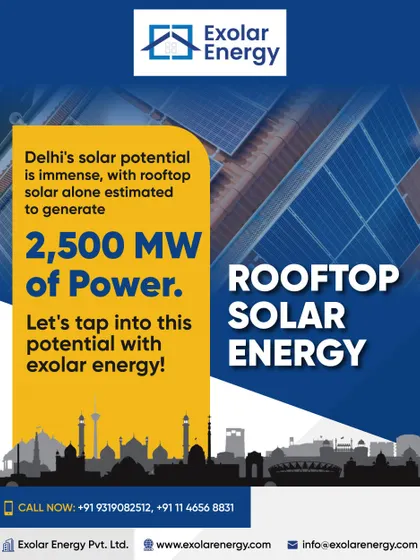 With the potential to generate 2,500 MW of power, Delhi's rooftops are an untapped resource. Let's harness this solar energy together.