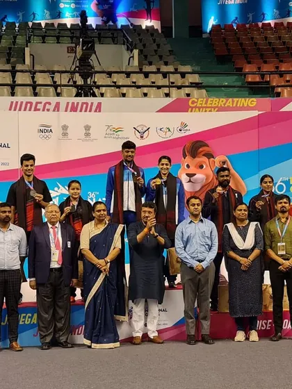 A big congratulations to Kanika for winning the Silver Medal at the National Games 2022. Standing on that podium is what we train for.