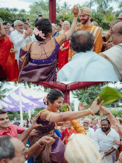 The fun and games during a cross-cultural wedding ceremony. We capture the laughter and joy as two families celebrate together.