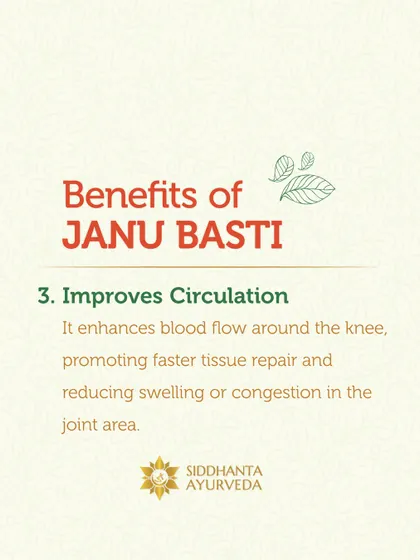 This treatment improves circulation around the knee area. Better blood flow promotes faster tissue repair and reduces any swelling or congestion within the joint.