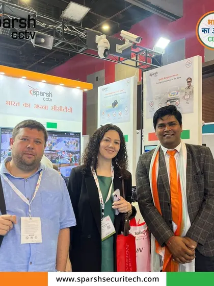 My team with international visitors at the Traffic InfraTech Expo. I am proud to be taking Made in India technology to the world.
