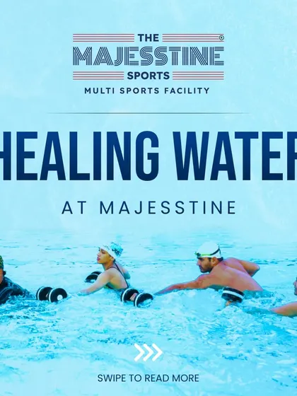 Another look at our members enjoying a hydrotherapy session, using water's natural properties to heal and strengthen their bodies.