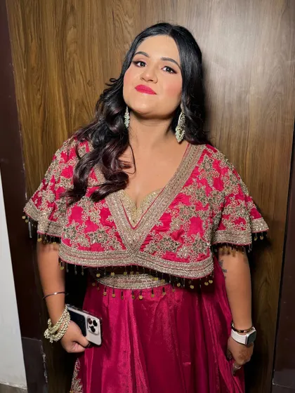 The client looking confident and beautiful.