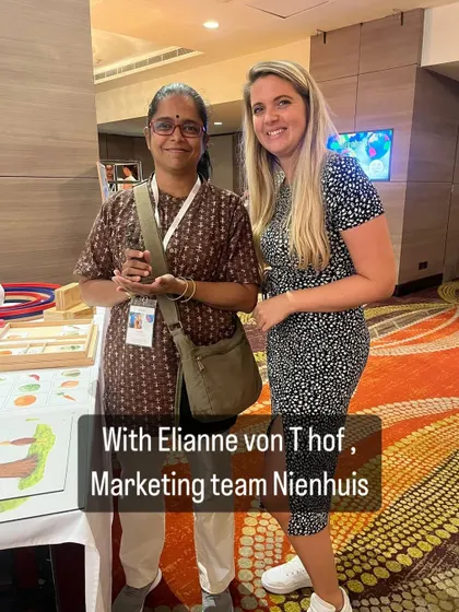Connecting with the Nienhuis marketing team at the retreat, learning more about the craftsmanship behind the materials.