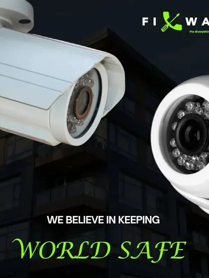 We install high-quality bullet cameras equipped with infrared LEDs for clear night vision, ensuring your property is protected around the clock. These cameras are weatherproof and suitable for monitoring the exterior of buildings.