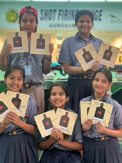 More proud students with their targets. It's rewarding to see their hard work pay off with improved accuracy.