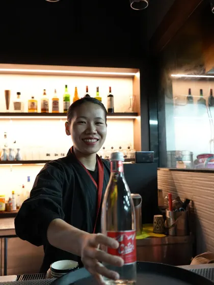 A warm smile from our staff. We believe that genuine hospitality is just as important as the food we serve, and our team is here to make your experience memorable.