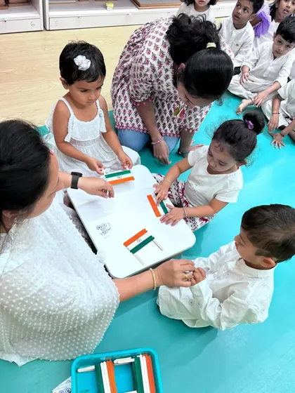 A glimpse into our festive celebrations, including Independence Day, Janmashtami, Ganesh Chaturthi, Diwali, and Christmas. Children participate in flag hoisting, dress in traditional attire, create festive crafts, and learn the significance of each occasion, fostering a deep appreciation for our diverse culture.