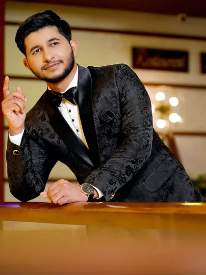 A cool and confident pose from the groom. This shot captures his personality and charm.