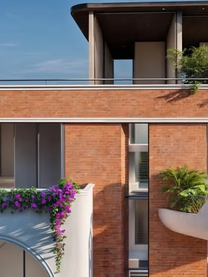 In the heart of Pune, we sculpted this 12,000 sq. ft. home to be a symphony of elegance and family warmth. Every curve, arch, and detail was meticulously designed to intertwine love and design, bringing our client's dream to life.