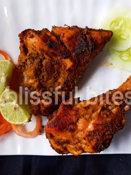 My Alfaham Chicken is grilled to achieve a smoky, charred exterior while keeping the meat tender and juicy. While some consider it a starter, I believe its robust flavor and satisfying portion make it a fantastic main course, served with a fresh salad.