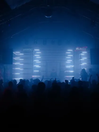 The full view of the incredible LED setup for my 'Aurora' show. The visuals were perfectly synced to the music, creating a complete audio visual experience.