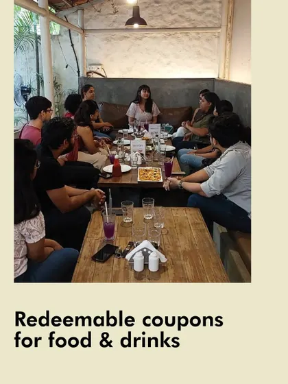 We partner with pet-friendly venues for our Addas. Attendees of our Underdoggs event received redeemable coupons for food and drinks to enjoy during the meet-up.