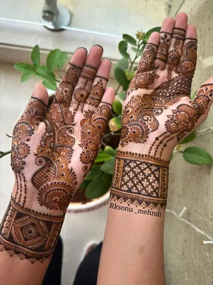 This collection showcases more of my diverse design work. Each piece is a unique blend of floral, geometric, and traditional patterns, demonstrating the versatility of mehndi art.
