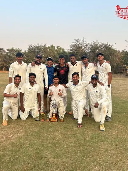 The champions of the AT Sports Open Age Tournament. This victory is a testament to their unity, hard work, and dedication.