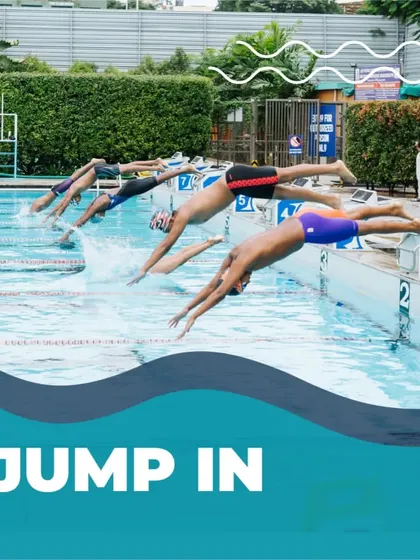 Jump in! Our pools are ready for you. Whether you are training for a competition or swimming for fitness, we provide the perfect environment.